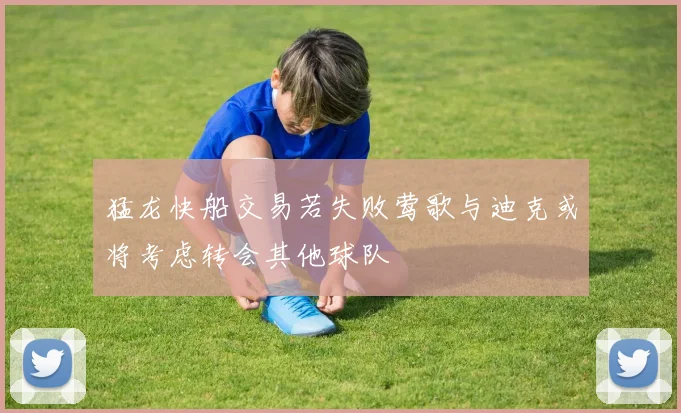 猛龙快船交易若失败莺歌与迪克或将考虑转会其他球队